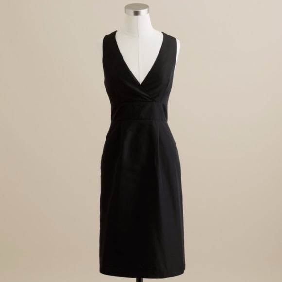 J. Crew Dresses & Skirts - NWT J.Crew LBD Alisanne dress in silk taffeta sz 0